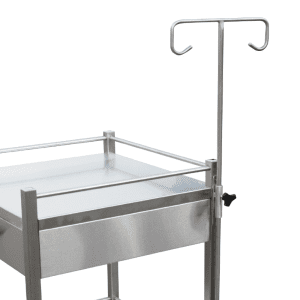 Advance Trolleys Instrument Trolley with IV Pole and Bracket