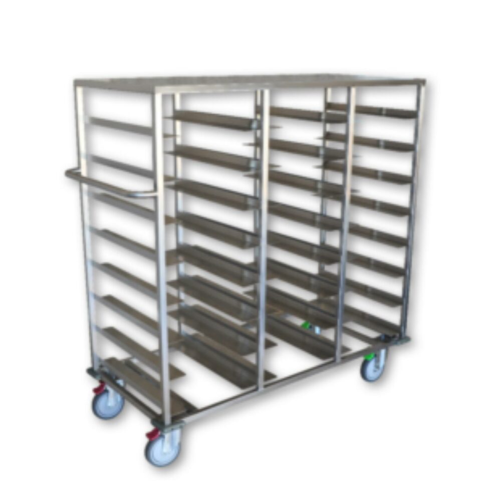 Advance Trolleys stainless steel 24 tray food dispenser