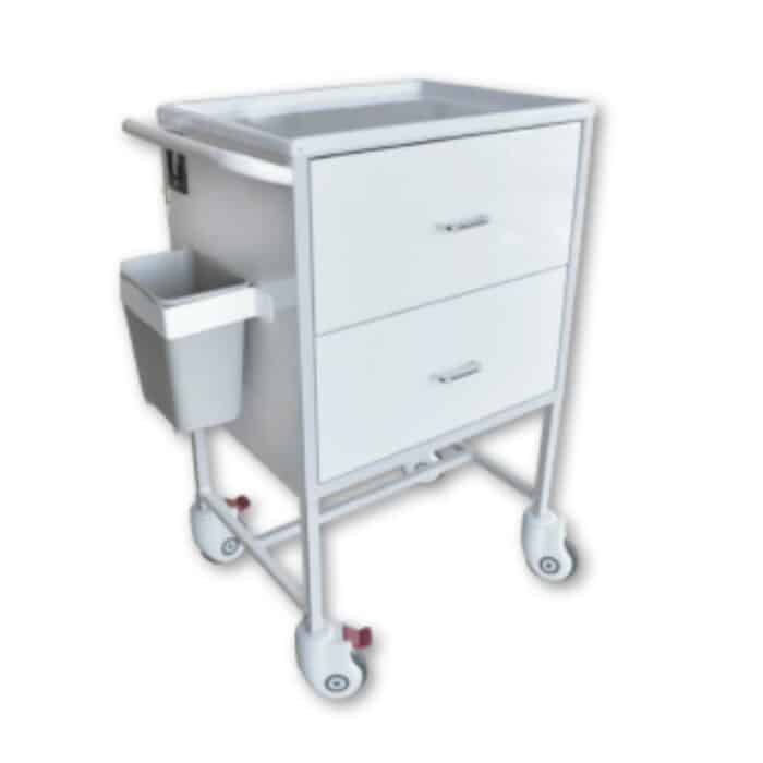 Advance Trolleys webster cart 2 drawer