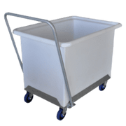 Advance Trolleys plastic tub trolley with push handle